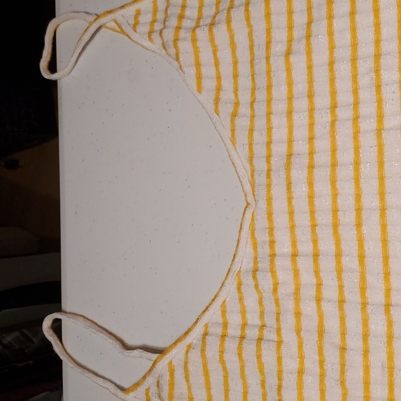 Striped Shirred Super Soft Tank - Picture 2 of 6